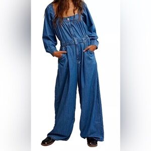 Free People
Women's Clara Denim Jumpsuit